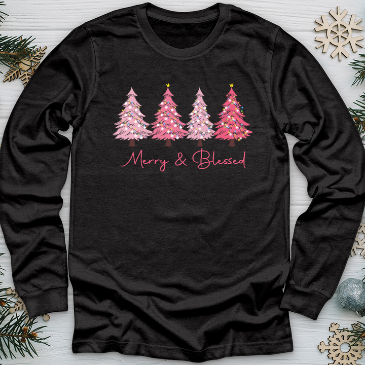 Merry & Blessed Long Sleeve Tee