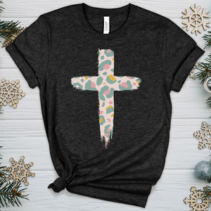 Leopard Cross V6 Heathered Tee