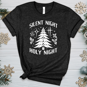 Silent Night Holy Night Heathered Tee