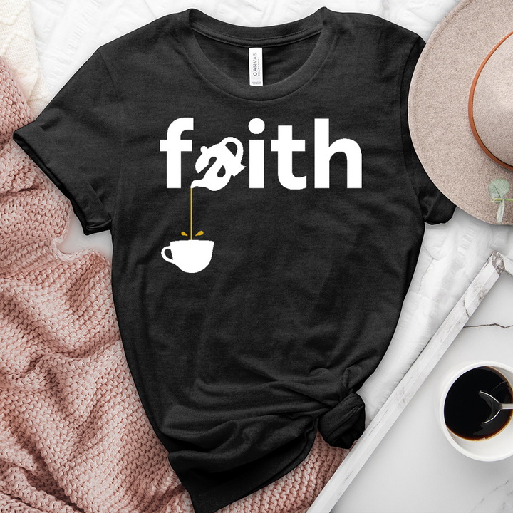 Pouring Faith Heathered Tee