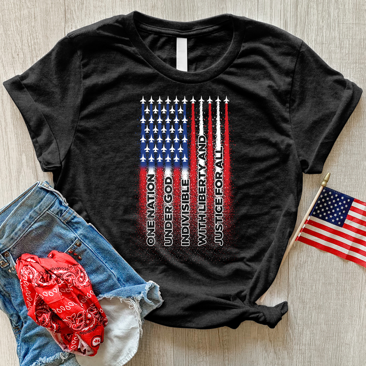 Allegiance Flag Heathered Tee