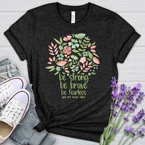 You Are Never Alone Heathered Tee