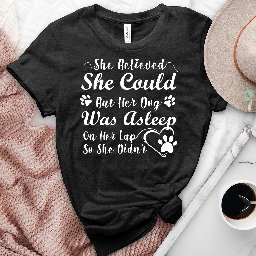 She Believed She Could Heathered Tee