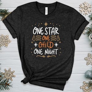 One Star One Child One Night Heathered Tee