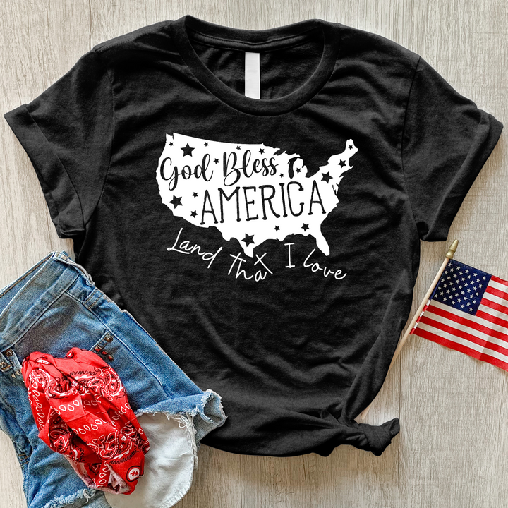 America Land That I Love Heathered Tee