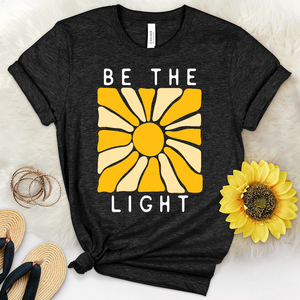 Retro Be The Light Heathered Tee