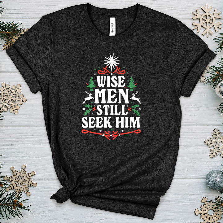 Wise Men Still Seek Him Heathered Tee