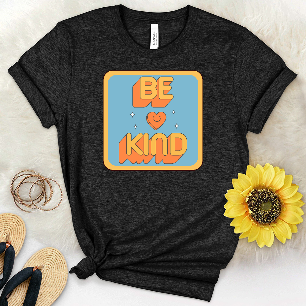 Be Kind Smiles Heathered Tee