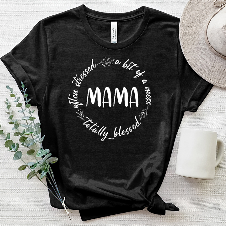 Mama Is Circle Heathered Tee