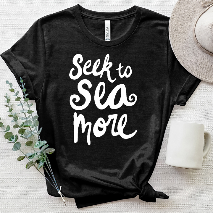 Sea More Heathered Tee