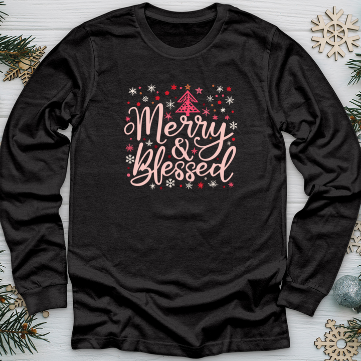 Merry & Blessed Pink Fairyland Long Sleeve Tee