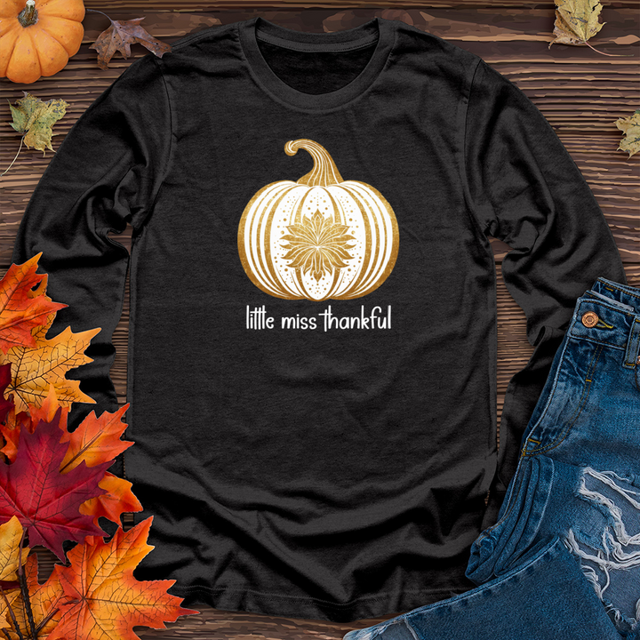 Vintage Golden Pumpkin Long Sleeve Tee