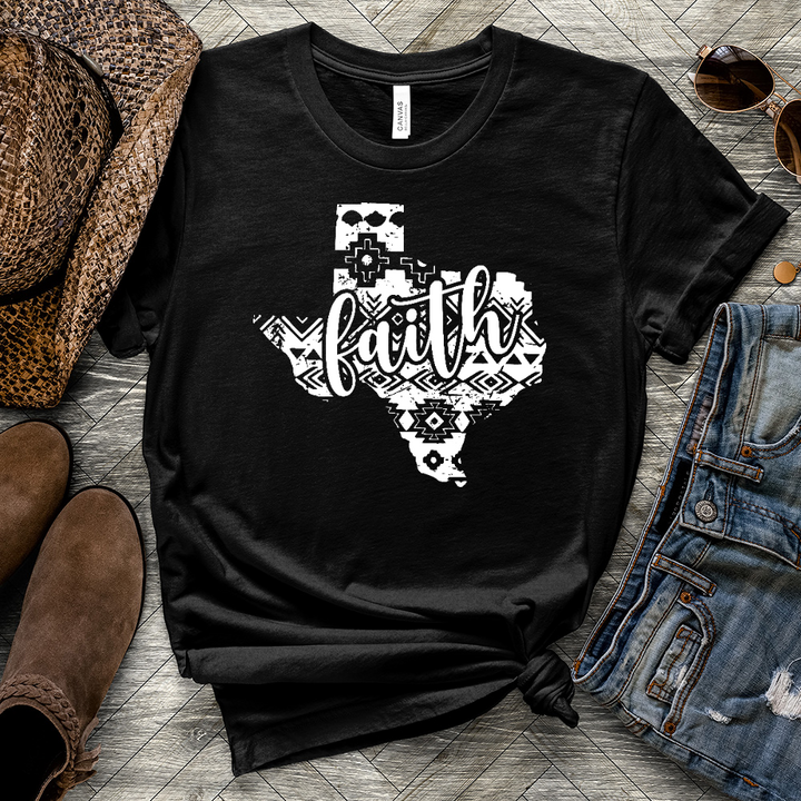 Texas Faith Mosaic Heathered Tee