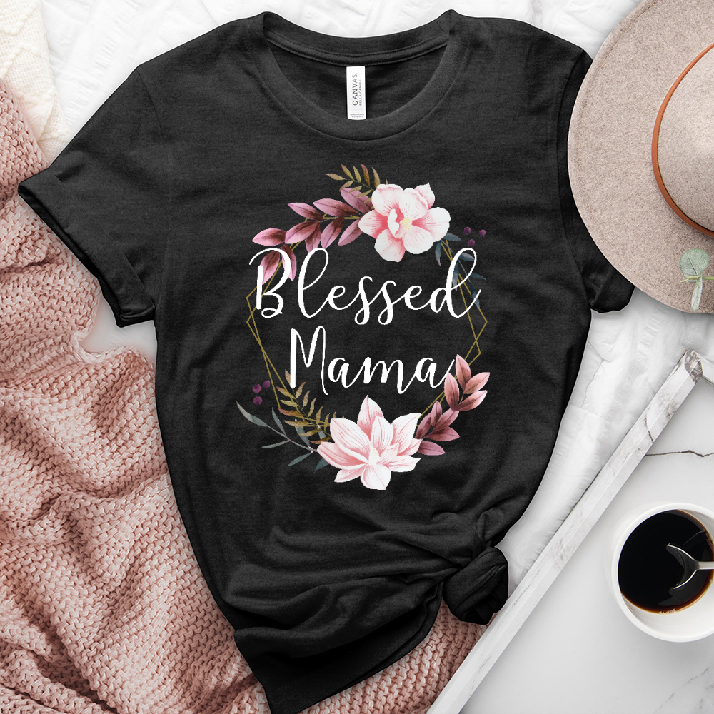 Blessed Mama Heathered Tee