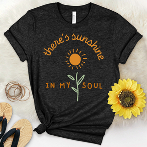 There's Sunshine Heathered Tee