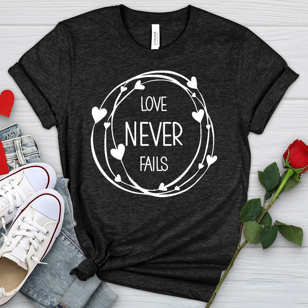 Heart Wreath Heathered Tee