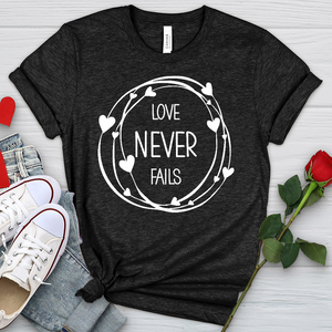 Heart Wreath Heathered Tee