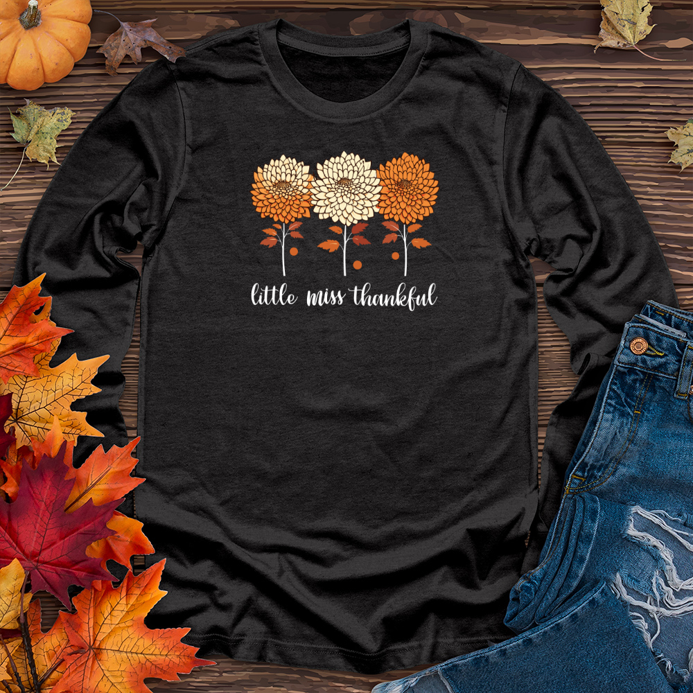 Playful Autumn Polka Dot Mum Trio Long Sleeve Tee