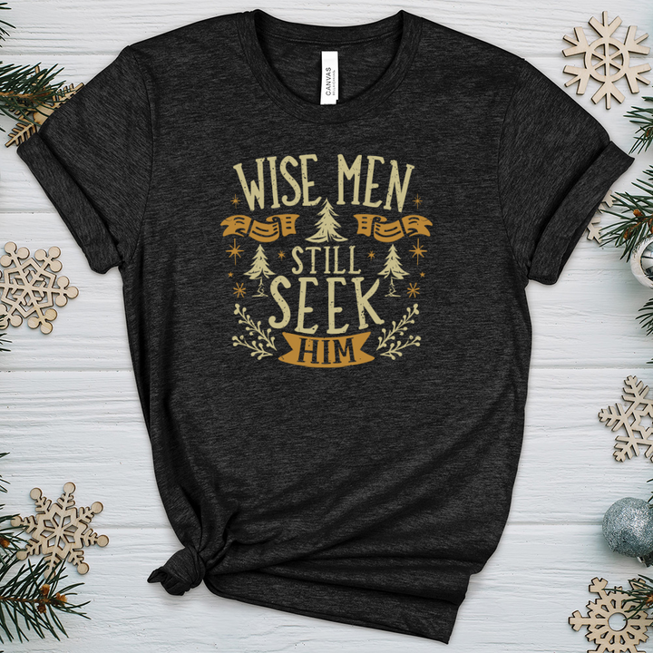 Wise Men Still Seek Him Heathered Tee