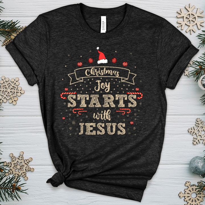 Christmas Joy Heathered Tee