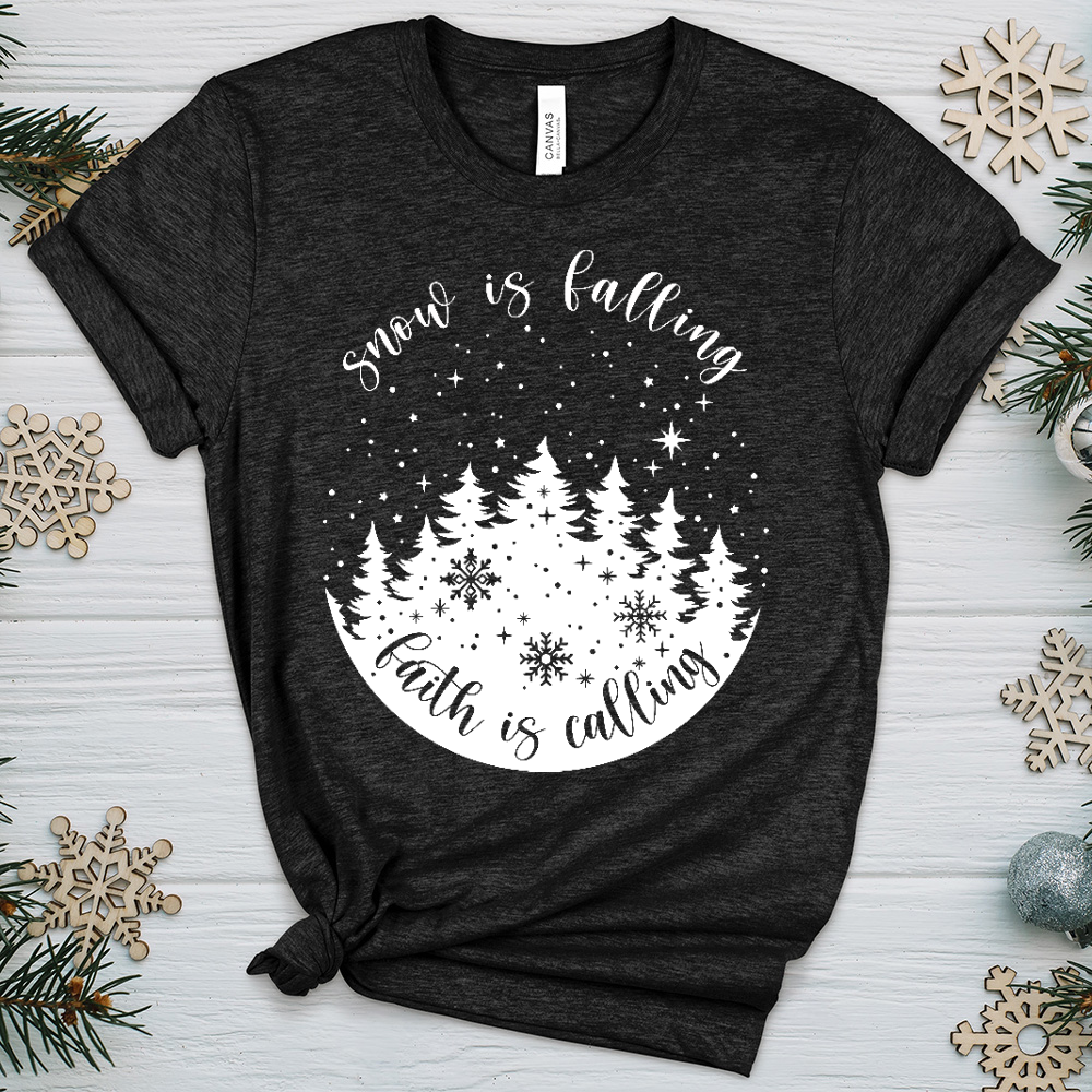 Faith Is Calling Heathered Tee