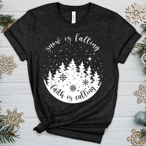 Faith Is Calling Heathered Tee