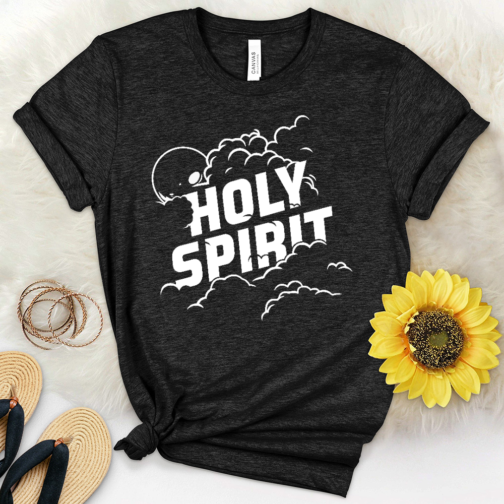 Holy Spirit in The Clouds Heathered Tee