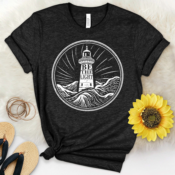 Be The Light Heathered Tee