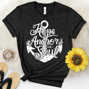 Hope Anchors Art Heathered Tee