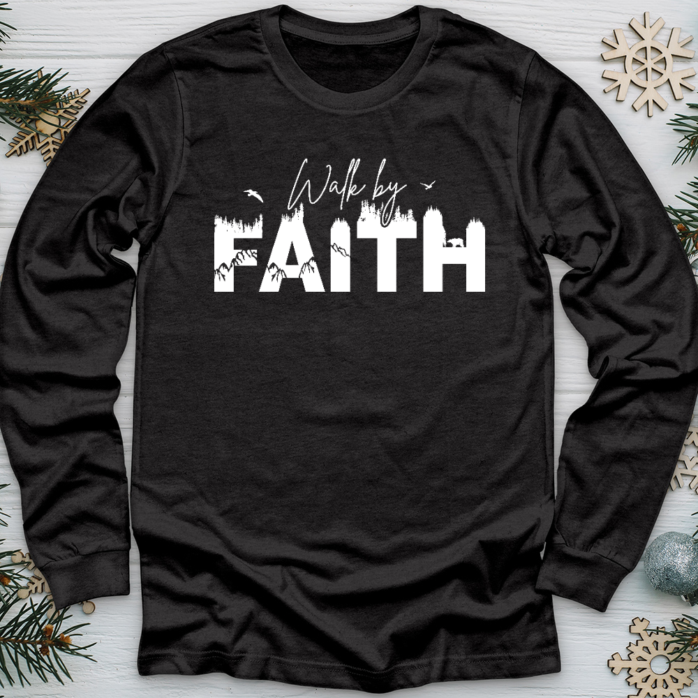 Walk by Faith Wilderness 02 Long Sleeve Tee