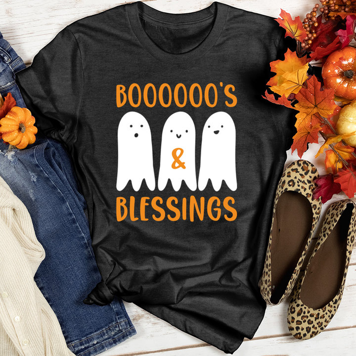 Boo's & Blessings Heathered Tee