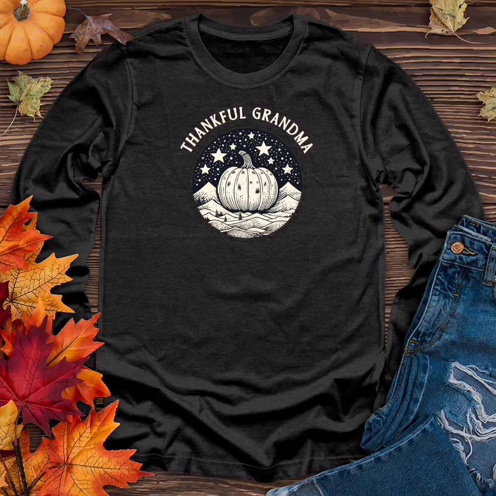 Cosmic Winter Pumpkin Long Sleeve Tee