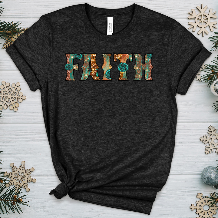 Faith Leopard P2 Heathered Tee