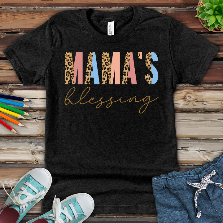 Mama's Blessing Youth Heathered Tee