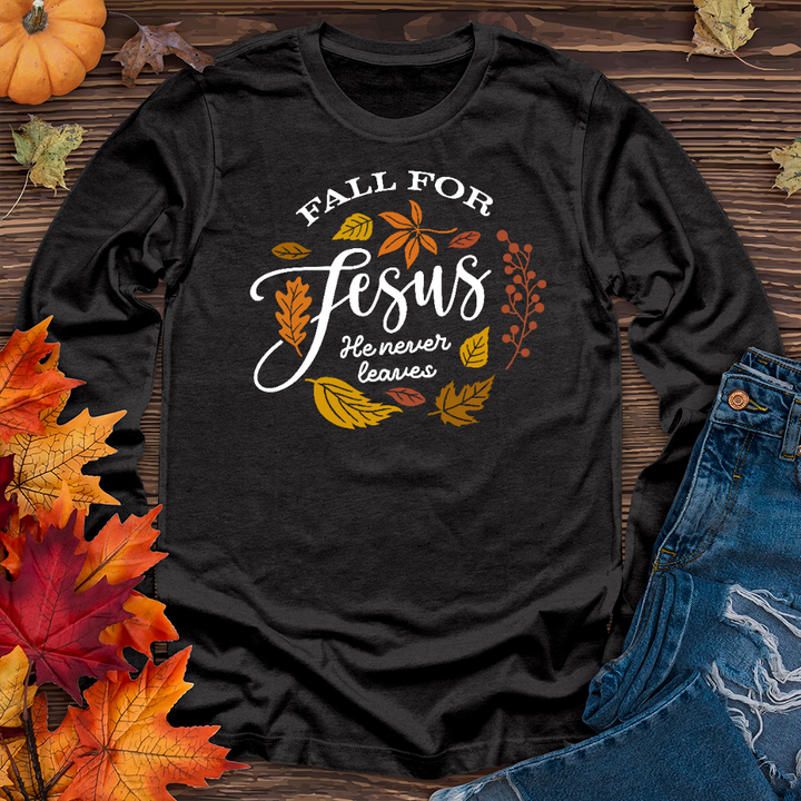 Fall For Jesus Long Sleeve Tee