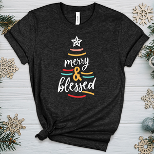 Merry and Blessed 2 Heathered Tee