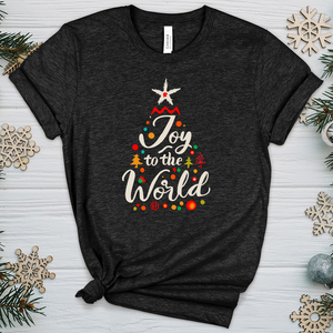 Joy to the world 01 Heathered Tee