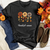 Retro Playful Autumn Mum Trio Heathered Tee