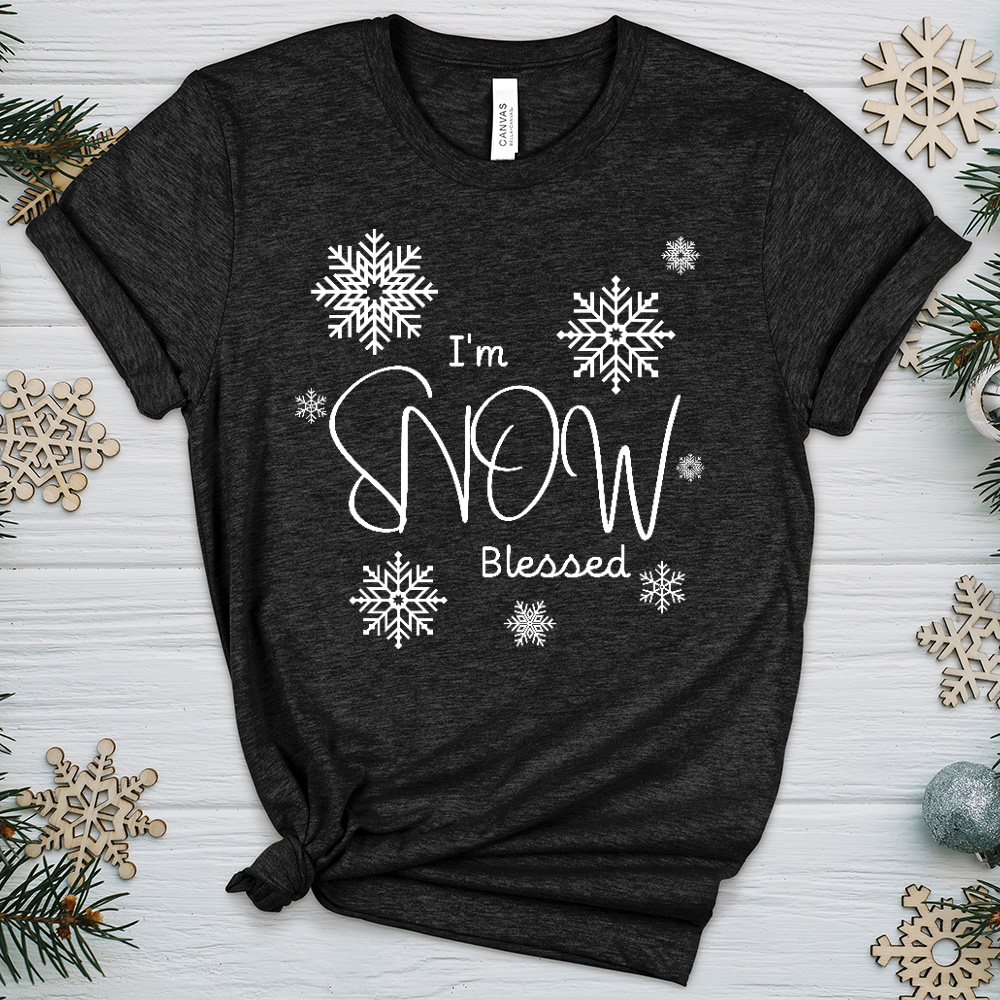 I'm Snow Blessed Heathered Tee