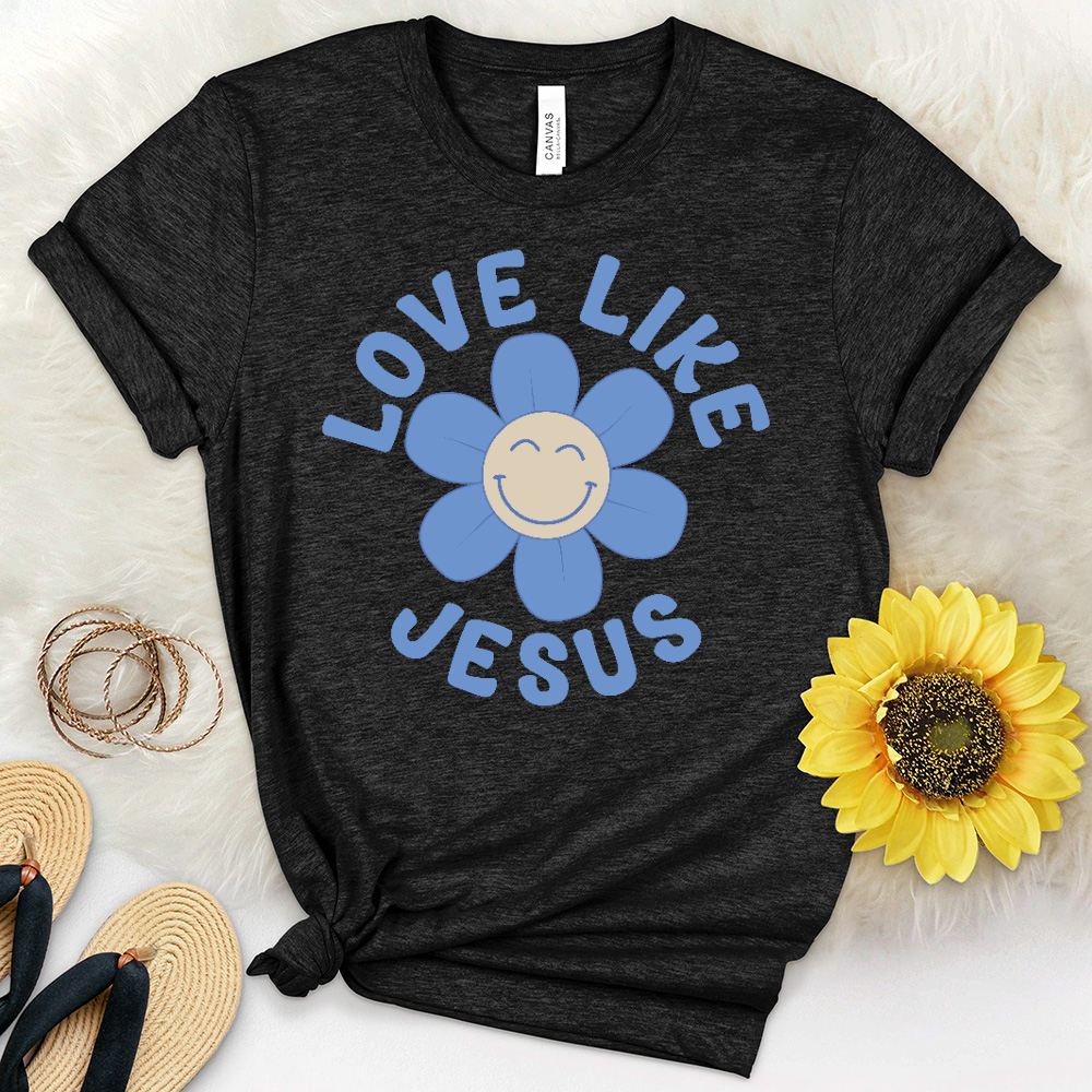 Love Like Jesus Heathered Tee