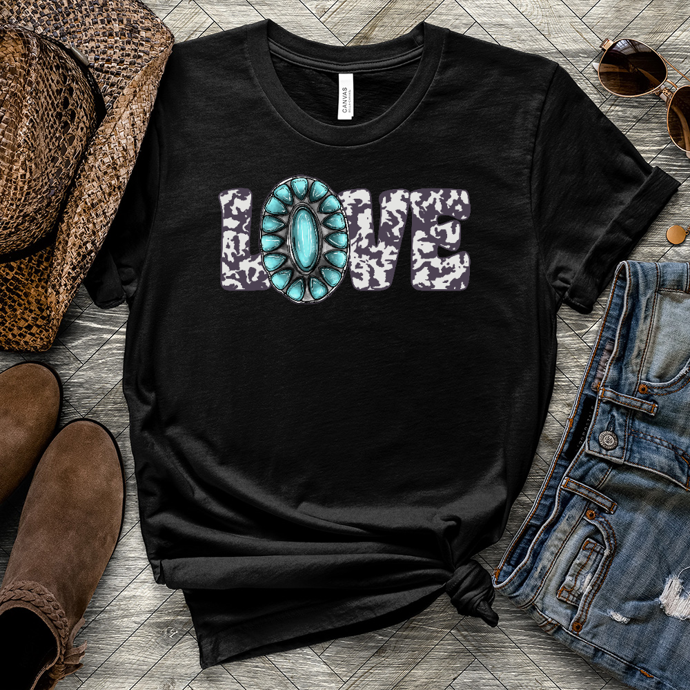 Love Cowgirl Heathered Tee