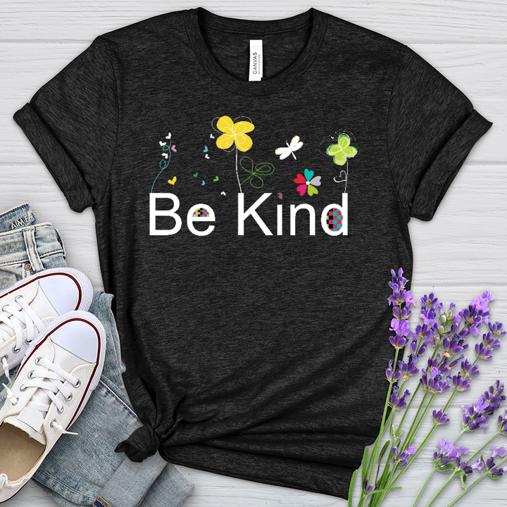 Be Kind Spring Garden Heathered Tee