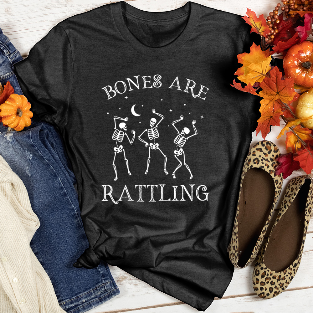 Bones Are Rattling Heathered Tee