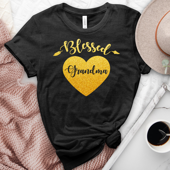 Blessed Grandma Heathered Tee