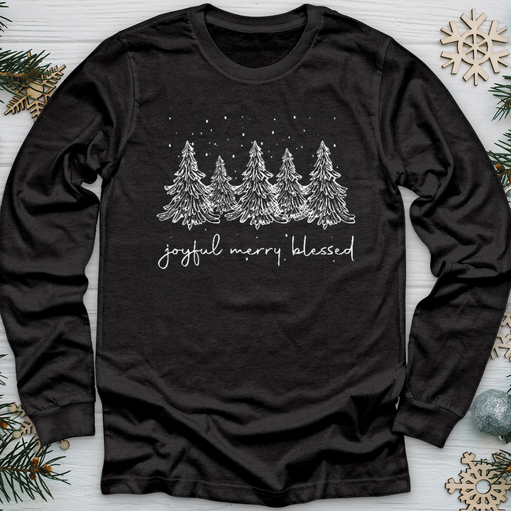 Winter Forest Snow Long Sleeve Tee