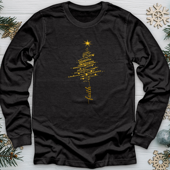 Faith Gold Tree Long Sleeve Tee