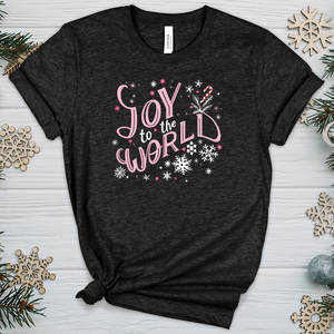 Joy to the world 01 Heathered Tee