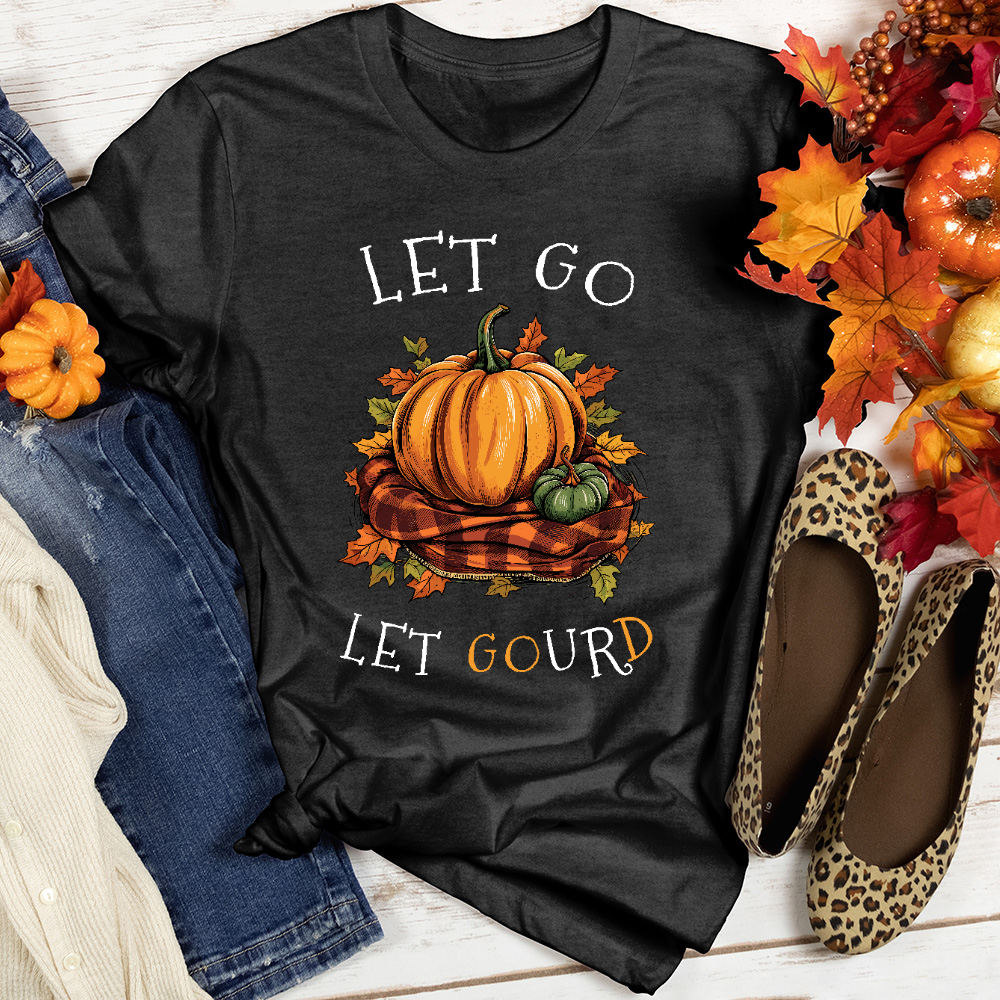 Let Go Let Gourd Heathered Tee