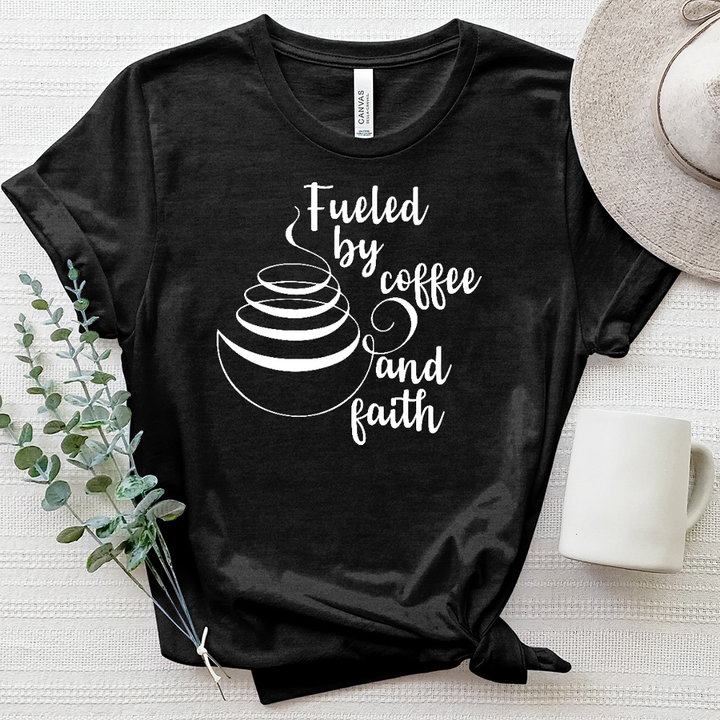 Faith Coffee Heathered Tee