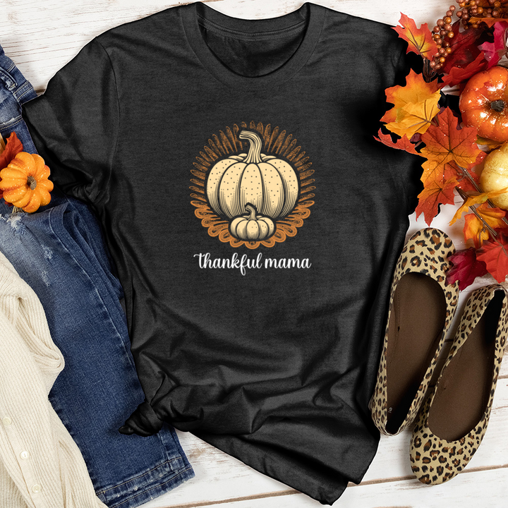 Retro Foodie Pumpkin Heathered Tee